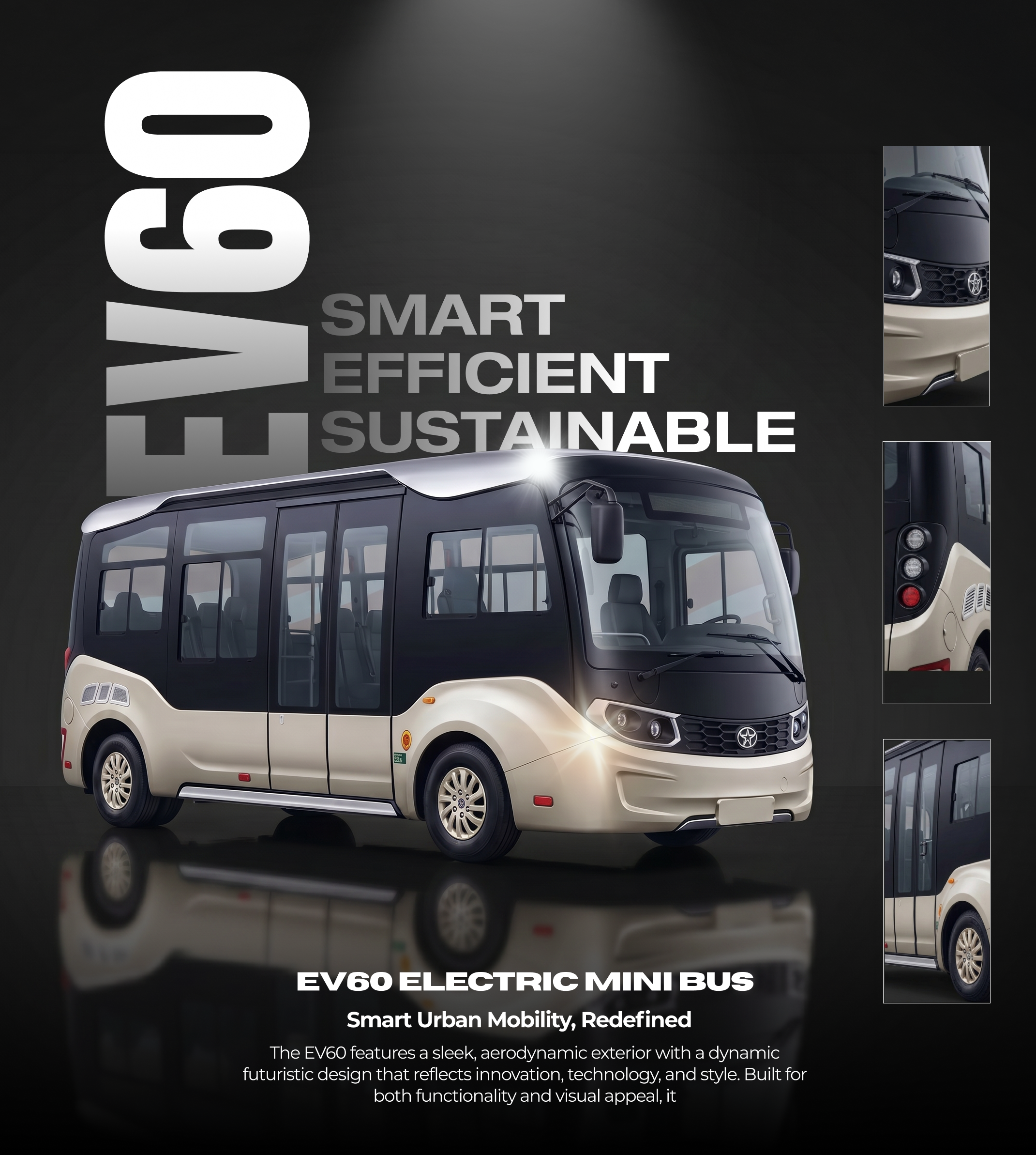 Nuora EV60 — Smart, Efficient, Sustainable urban mini bus
