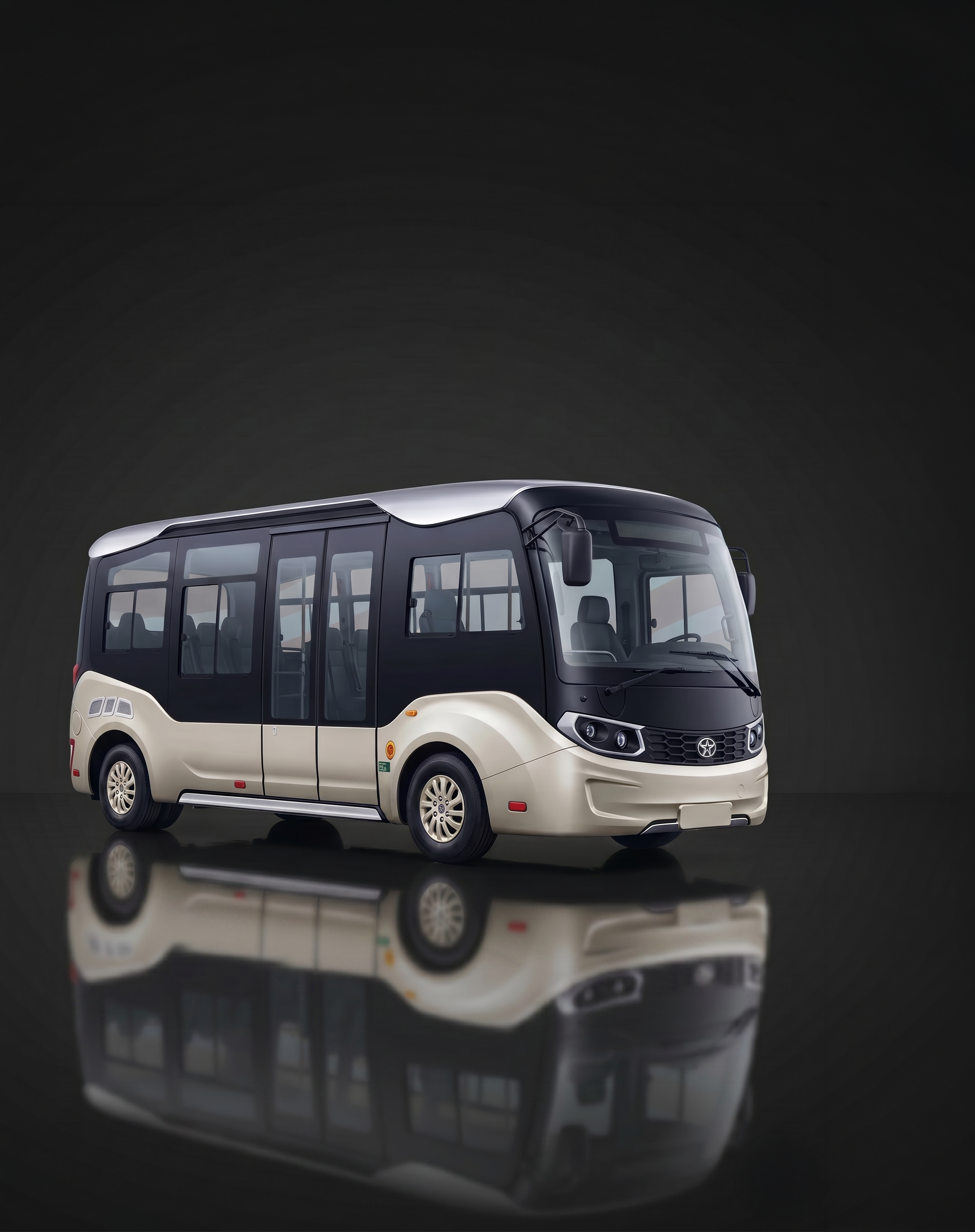 Nuora EV60 futuristic urban electric minibus