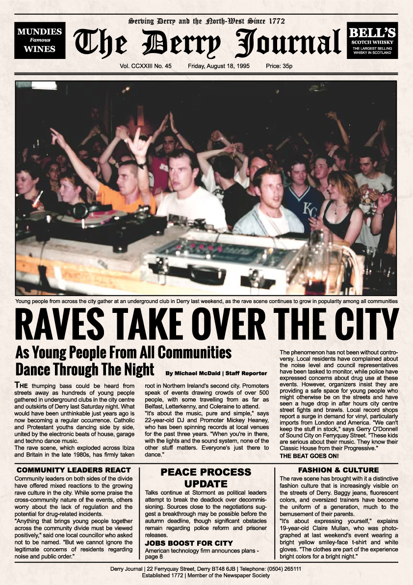 Derry Journal - Raves Take Over The City