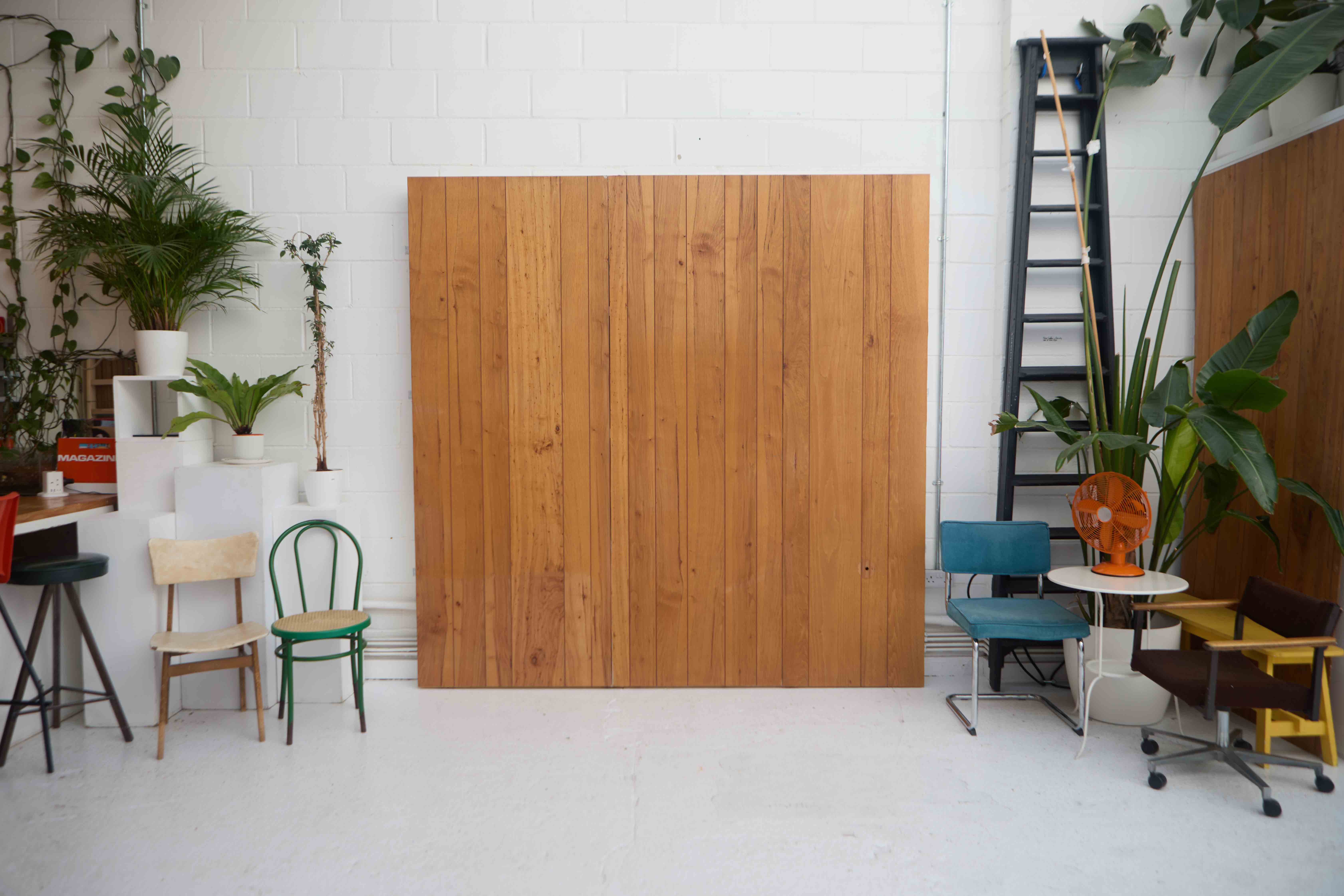 Wide-angle view of the 1,600 sqft daylight studio — Peanut Factory, Fish Island, London E3