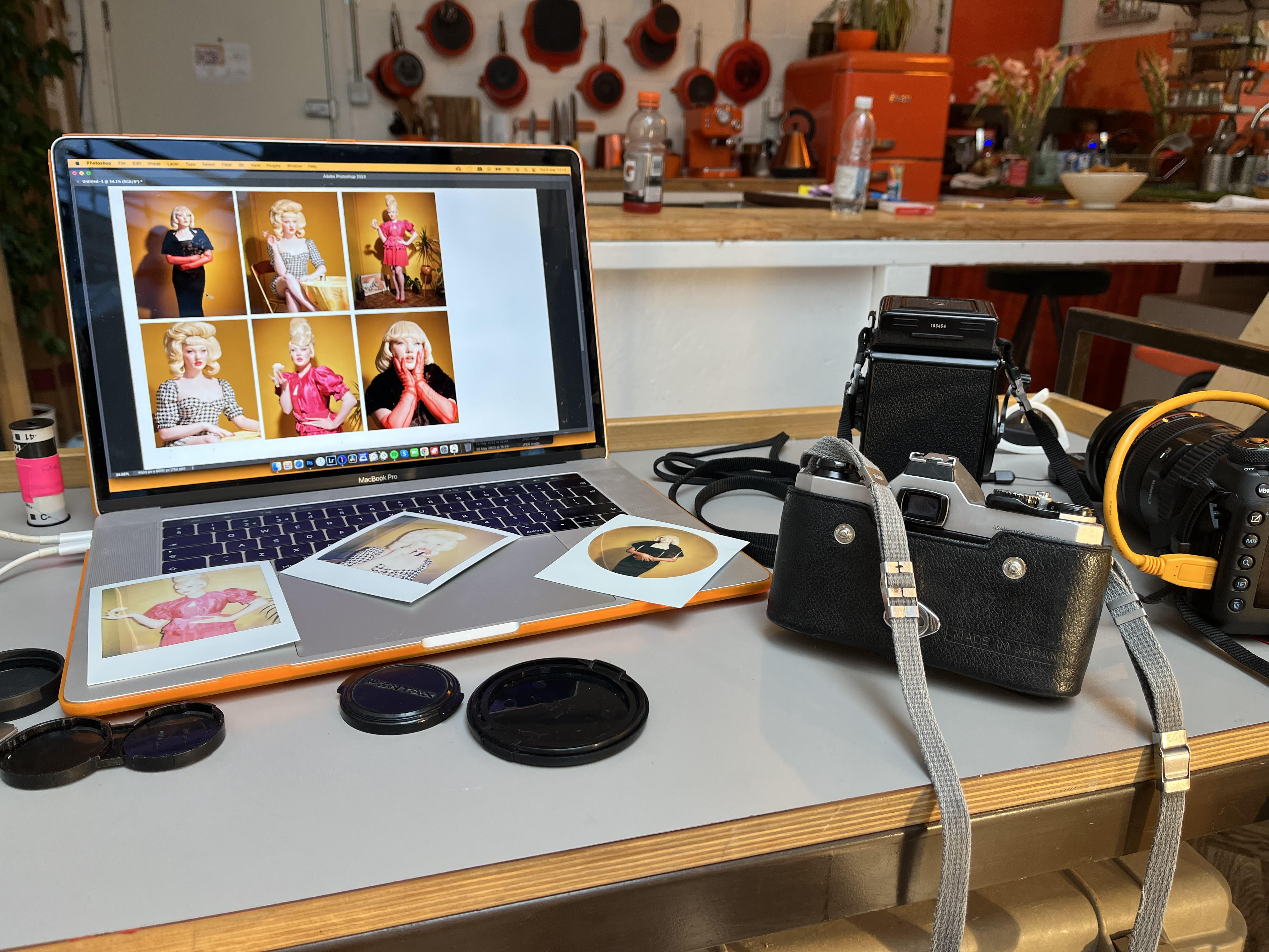 Editorial retouching and colour grading work at Peanut Factory Studio, London