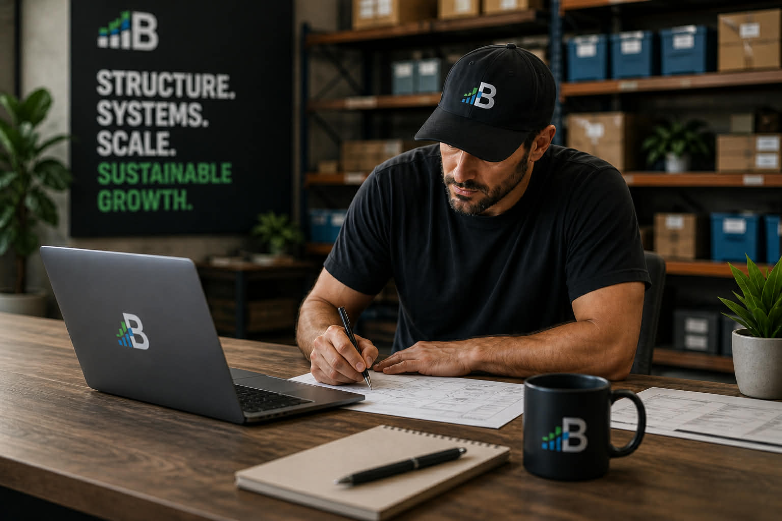Backbench operator at desk planning systems