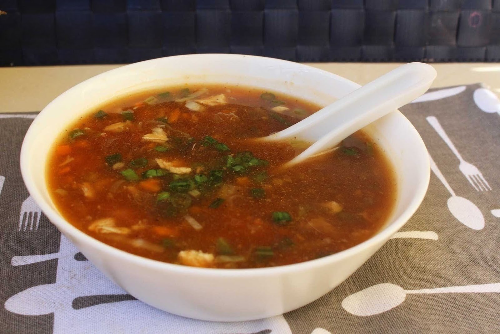 Hot & Sour Soup at Yummy Chow, Camp Pune