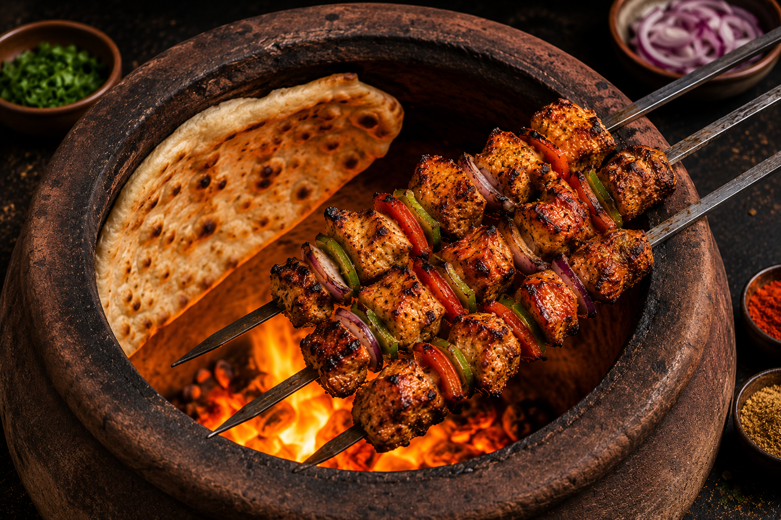 Cuit au Tandoor