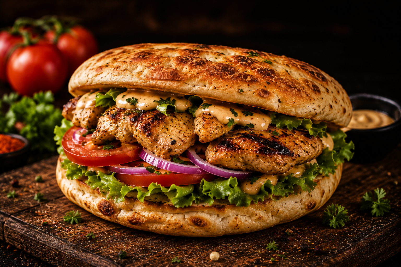 Burger Paratha