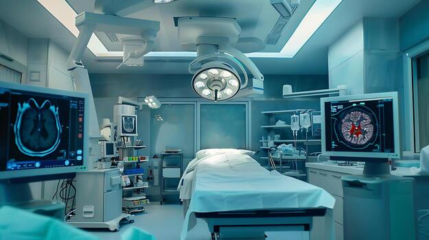 Microchirurgie en cours