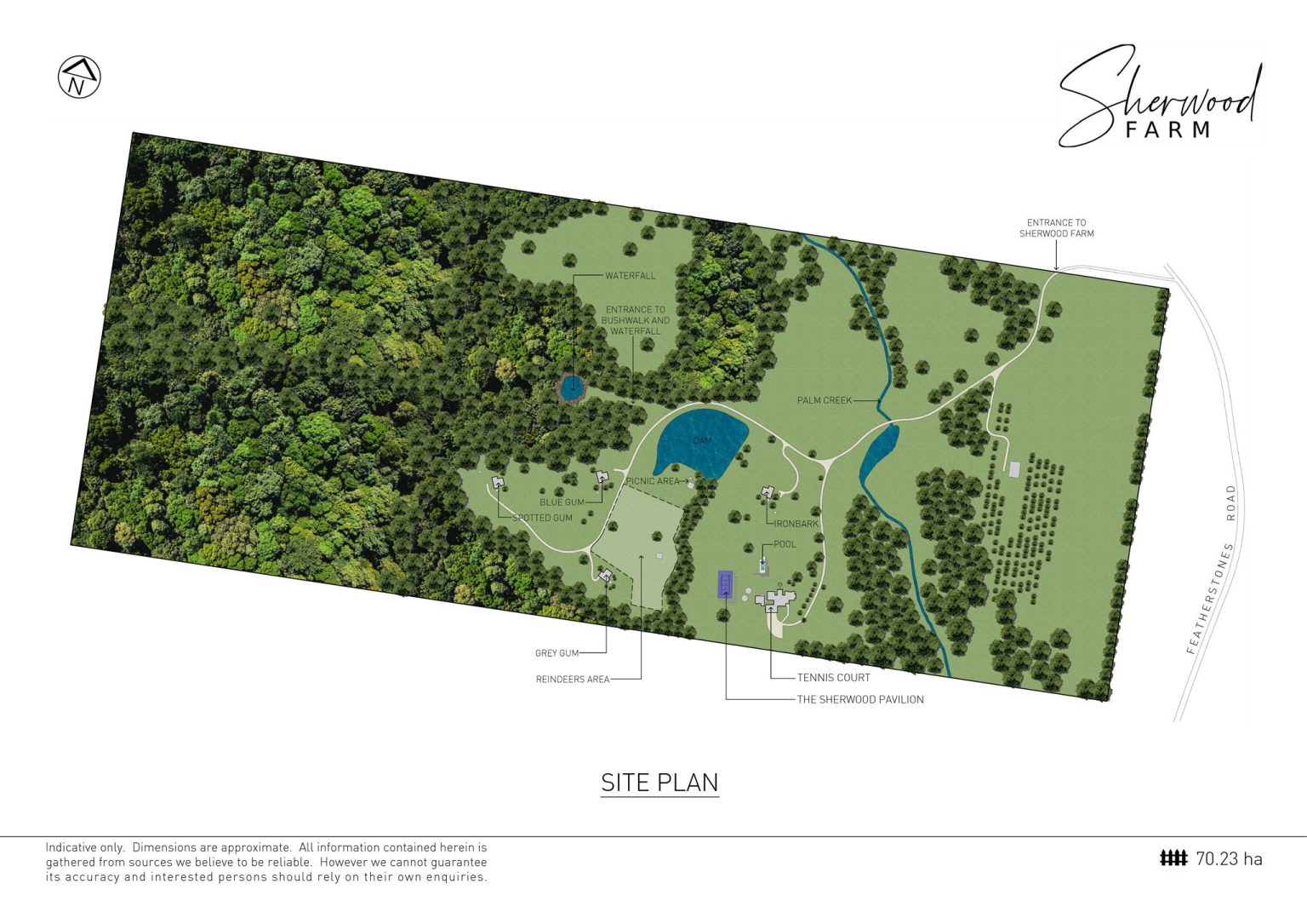 Click to view full size Sherwood Farm Site Plan