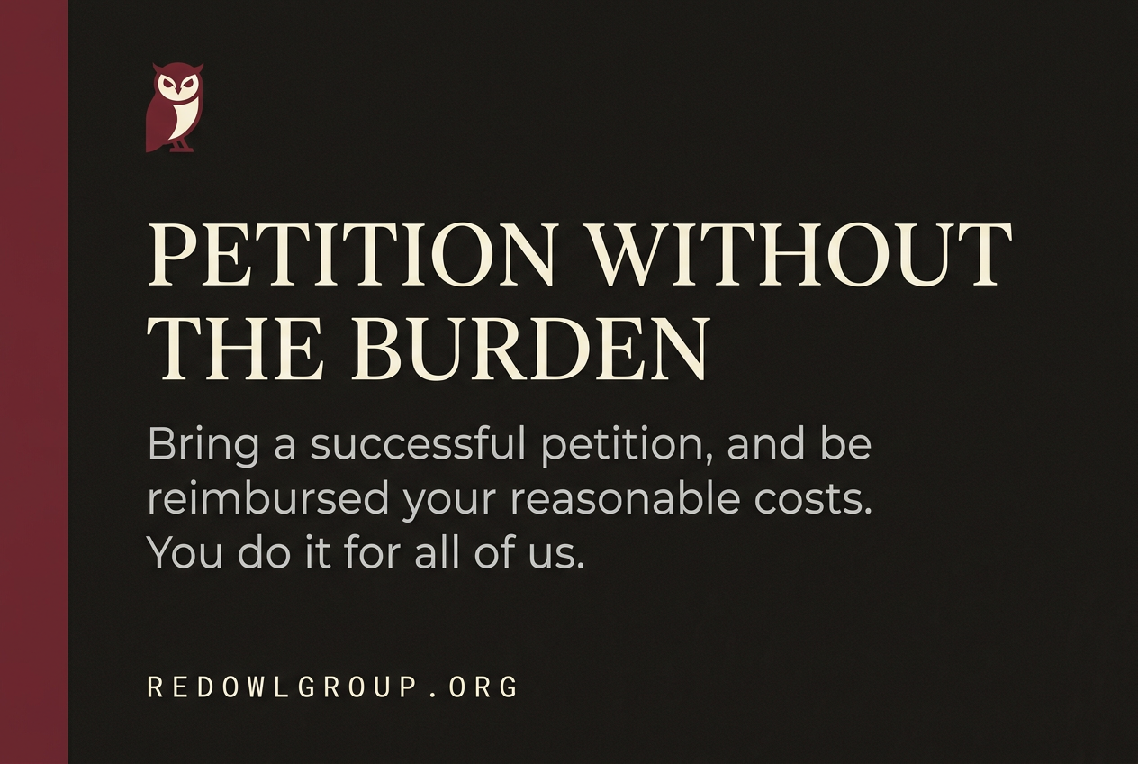 Reimburse the Costs of Bringing a Successful Petition