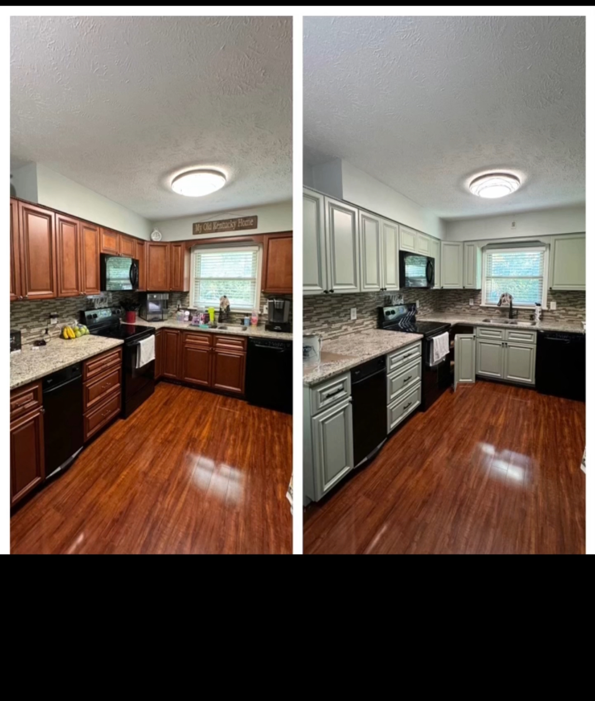 Kitchen Cabinet Before After