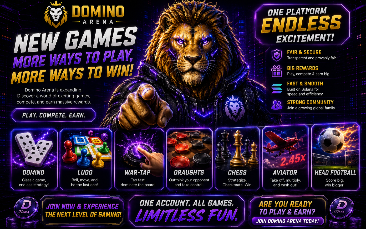 New Games — More ways to play