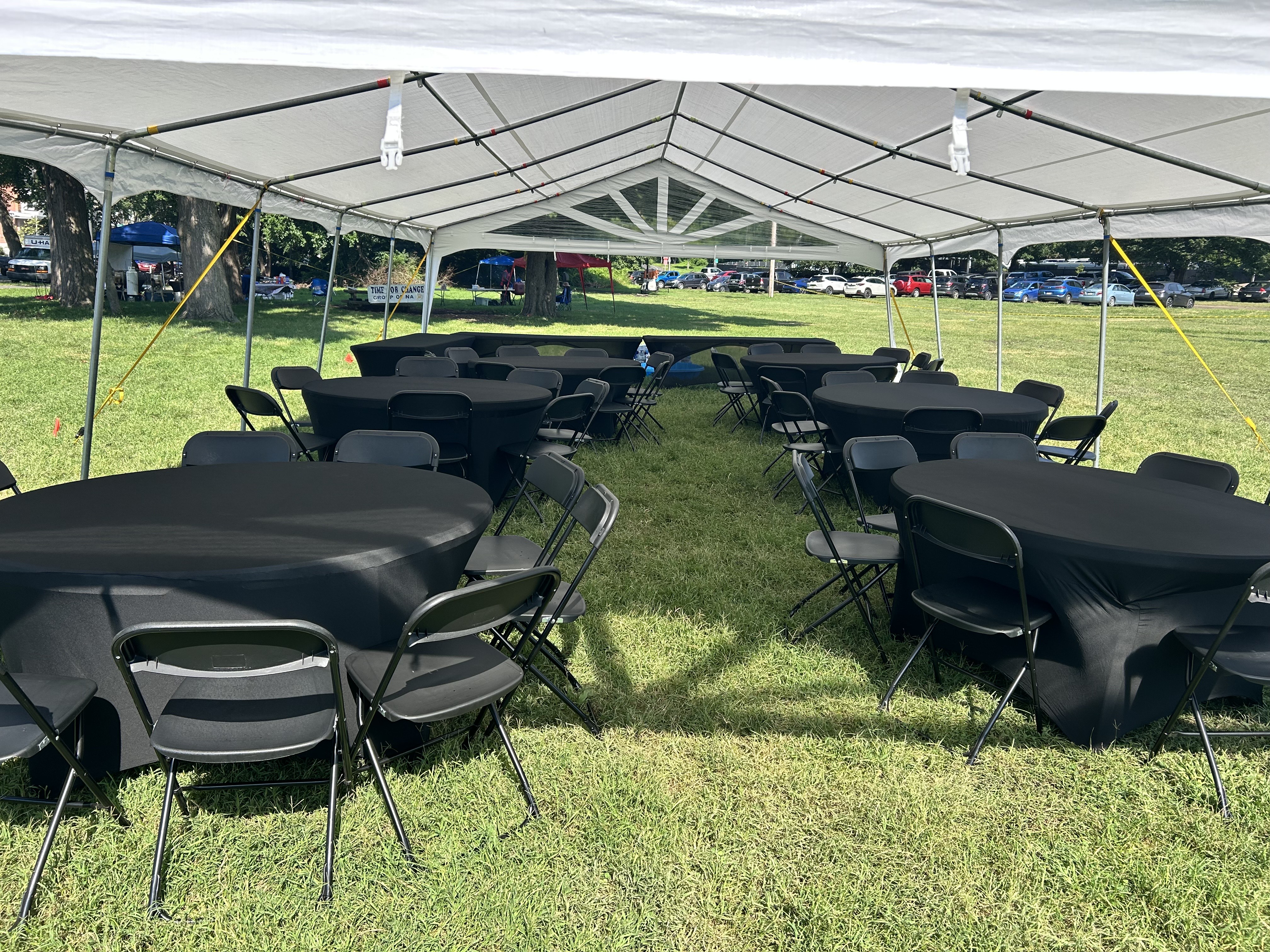 Backyard Tent Party