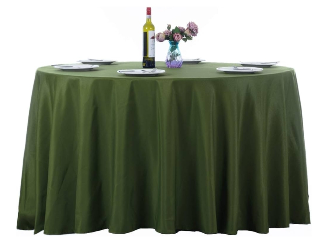 Round 60" Table rental - 60-inch round table with tablecloth | Thomas Party & Decor Havertown PA
