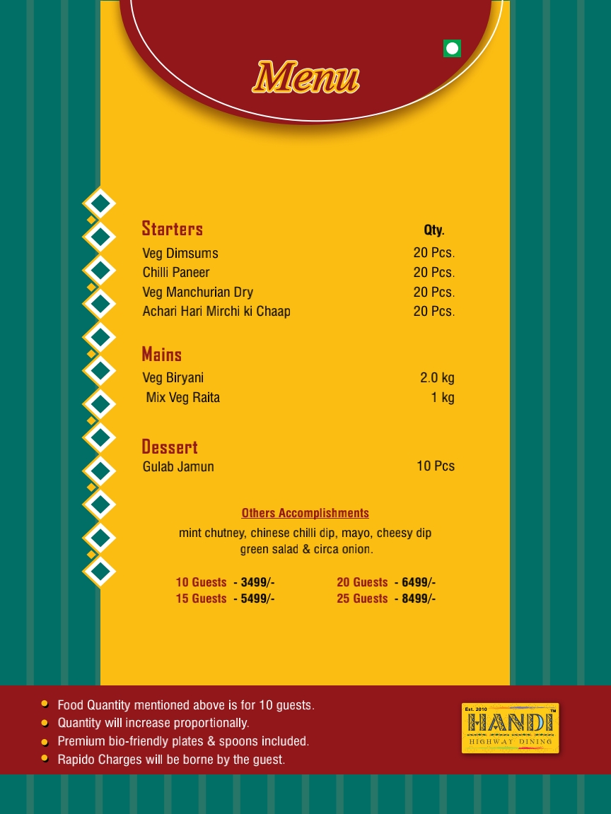 Starters Party Pack - ₹3499