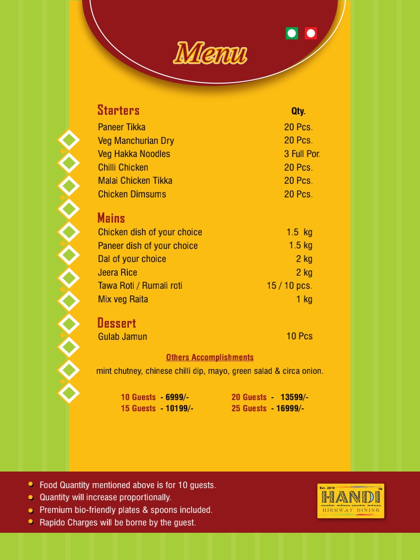 Non-Veg Deluxe Package - ₹6999