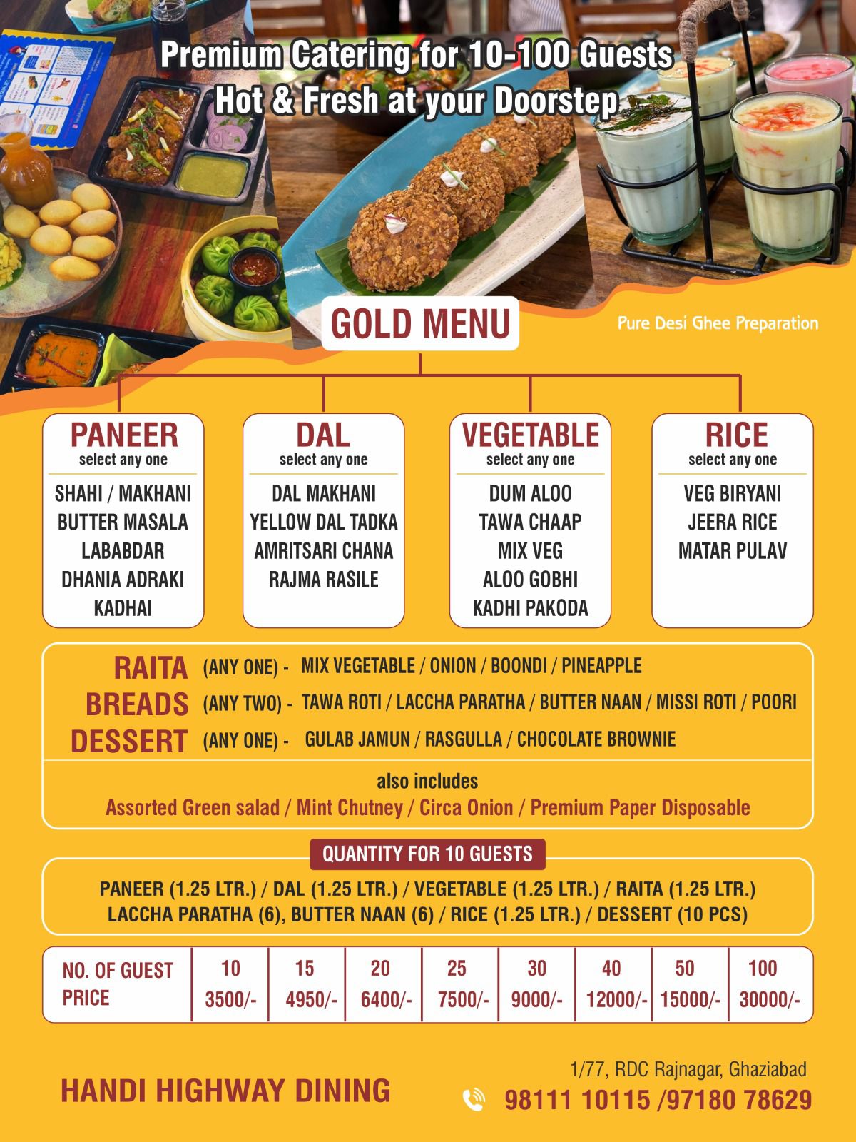 Star Menu - Handi Highway