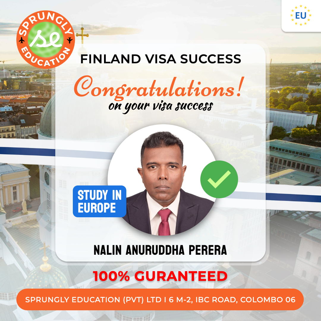 Nalin Anuruddha Perera - Finland Visa Success