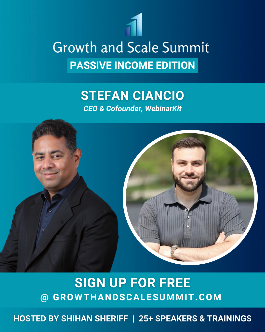 Stefan Ciancio - Growth & Scale Summit Banner