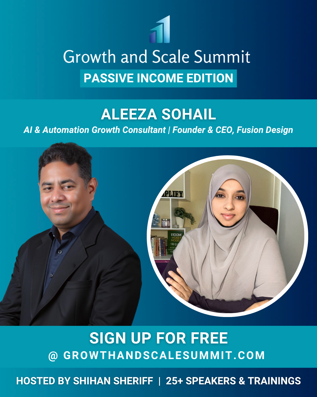 Aleeza Sohail - Growth & Scale Summit Banner