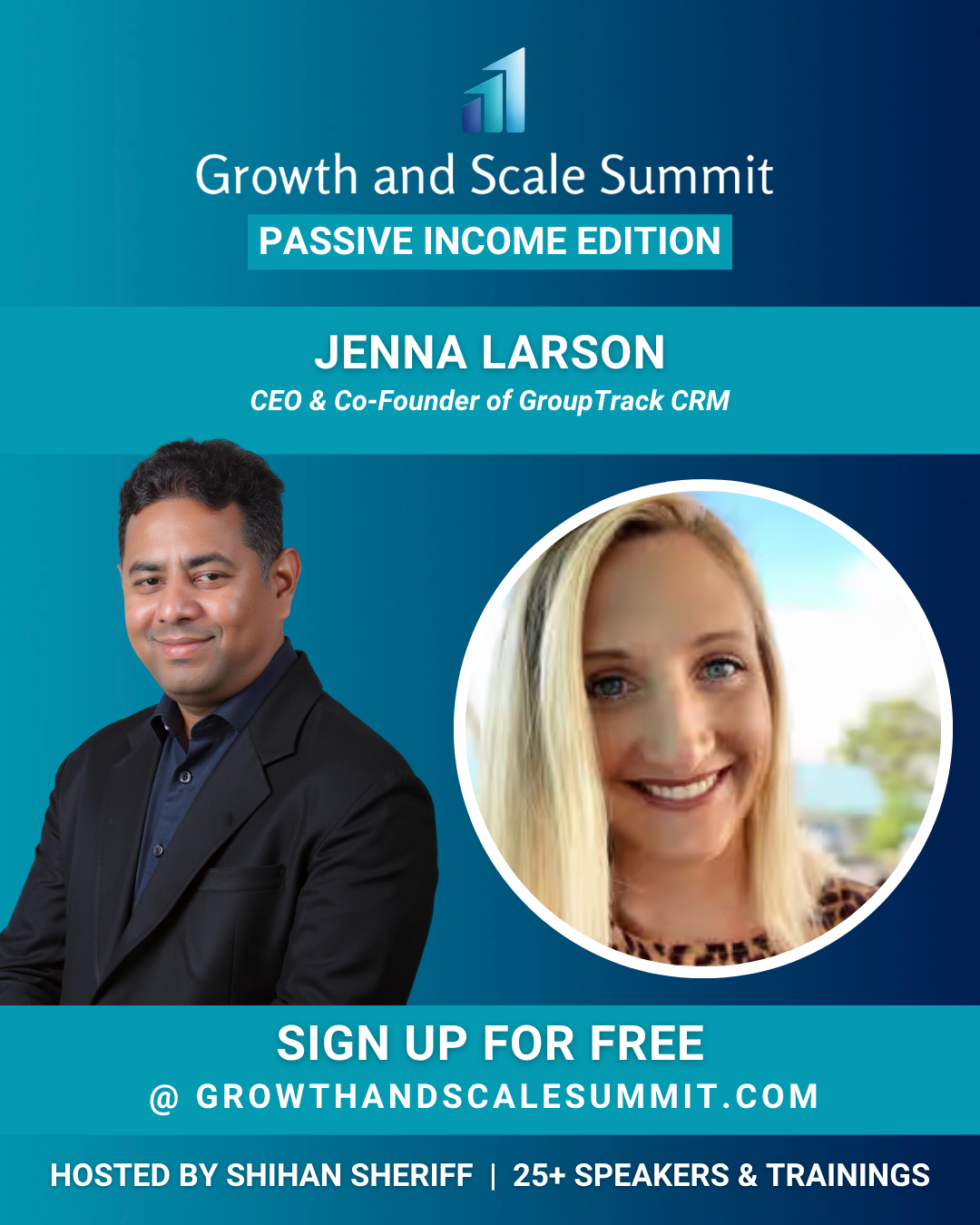 Jenna Larson - Growth & Scale Summit Banner