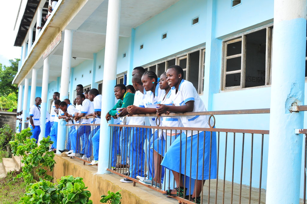 Students at TVET Campus