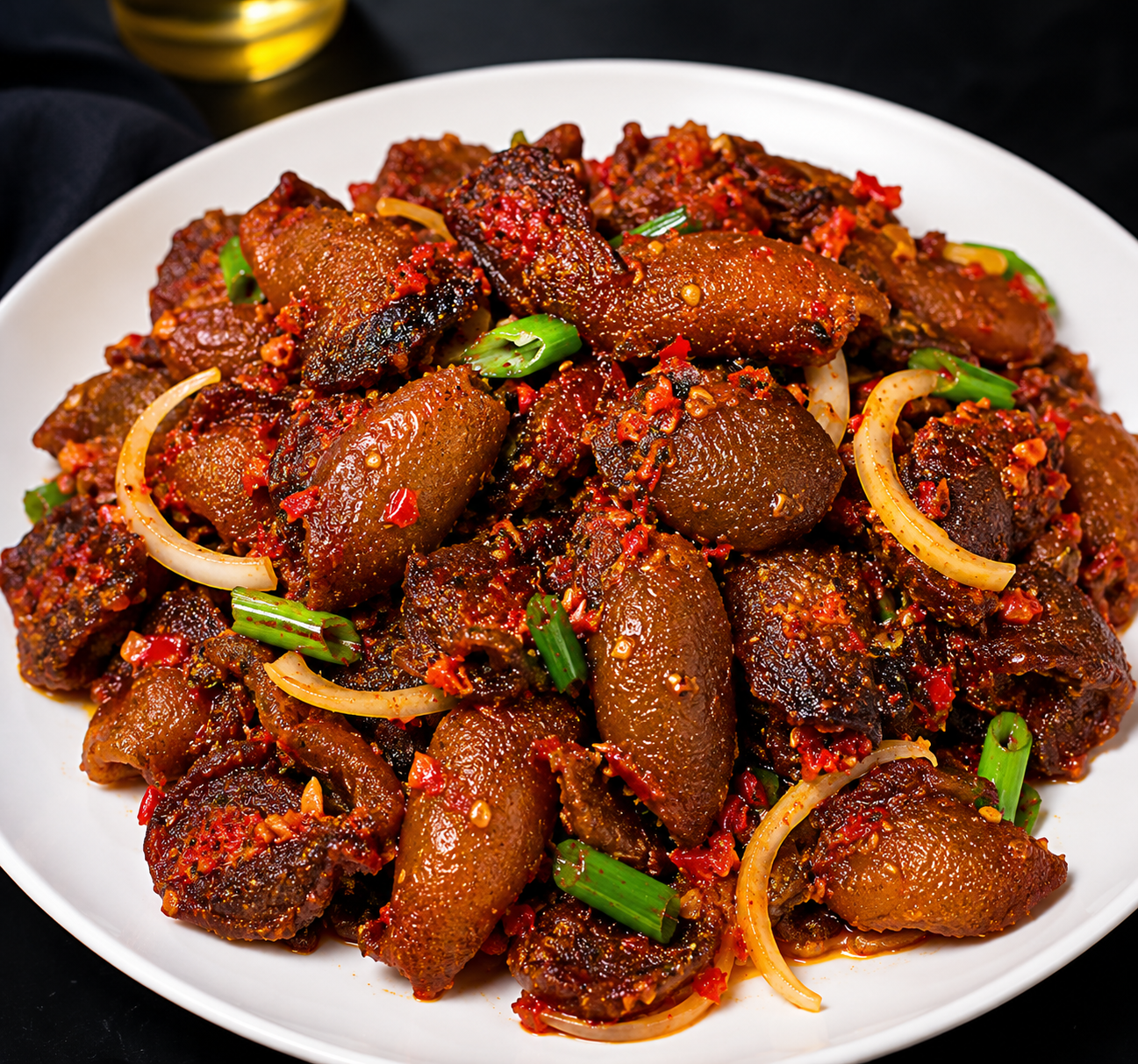 Peppered Ponmo