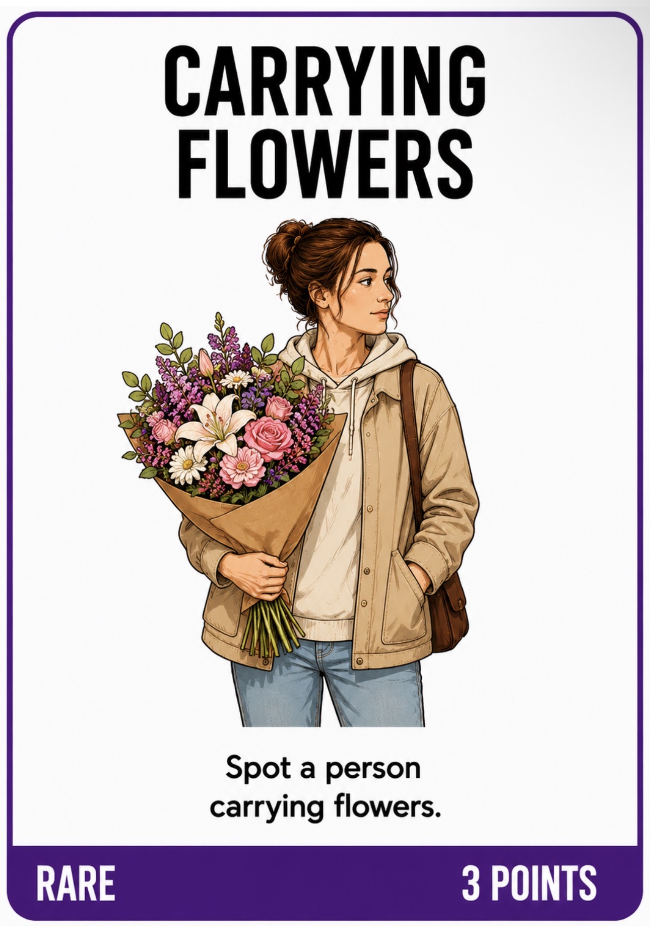 Carrying Flowers