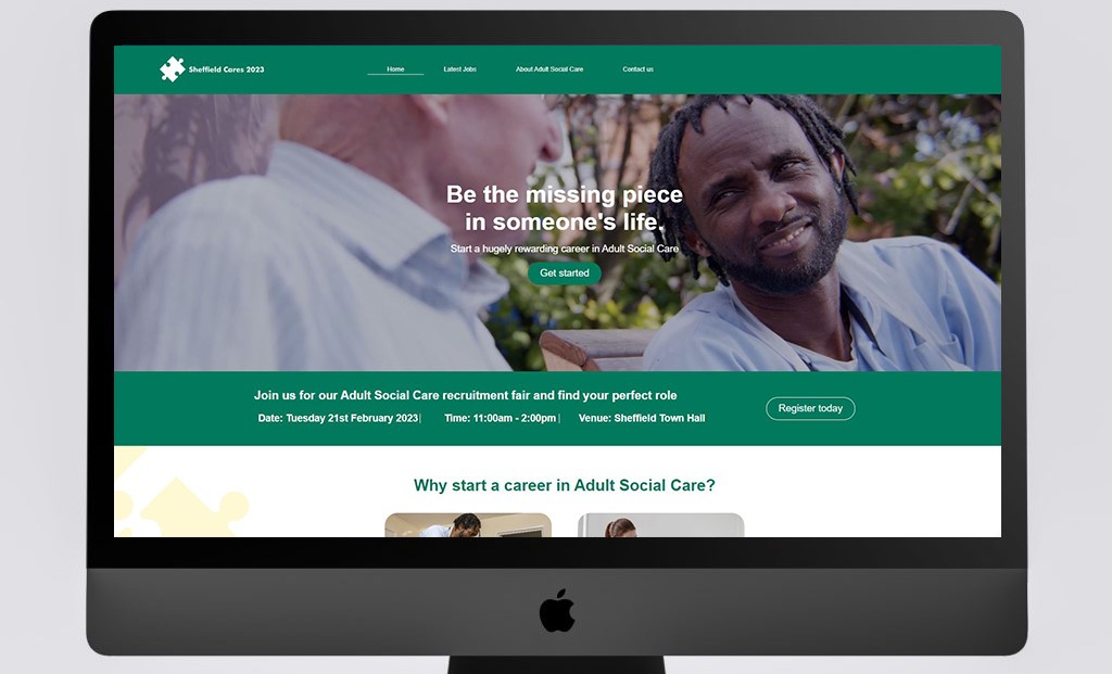 Be The Missing Piece: Recruitment Campaign — Website for Campaign 1 by Yellow, marketing agency Liverpool