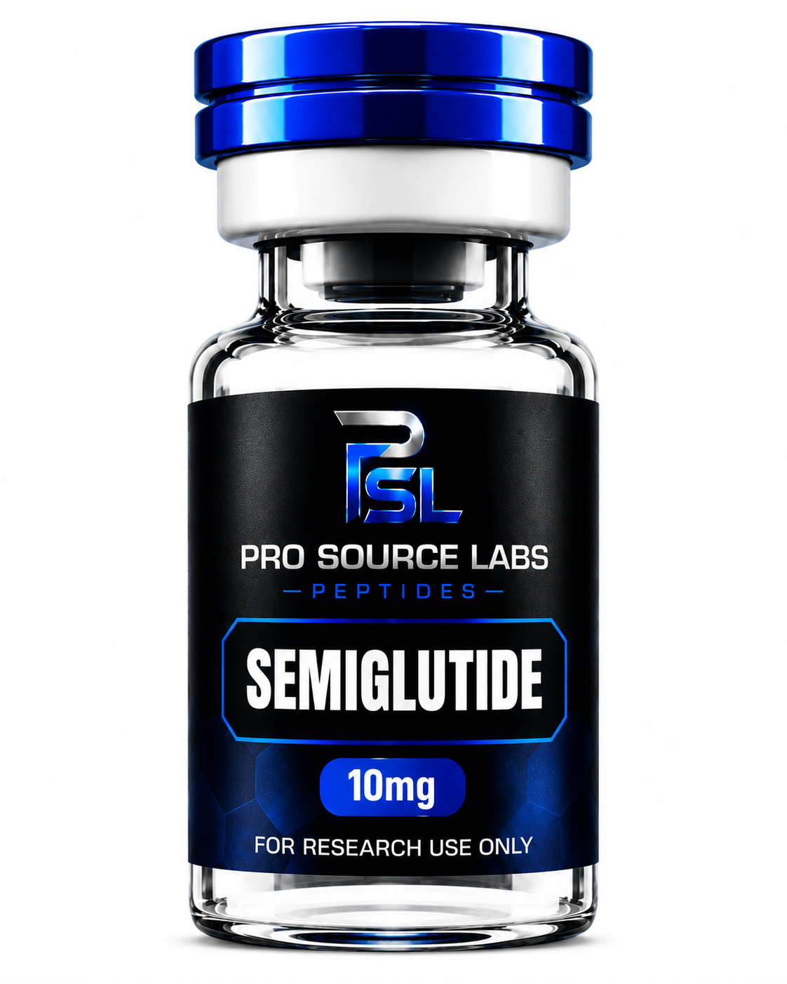 Semaglutide 10mg lyophilized research vial — ProSource Labs