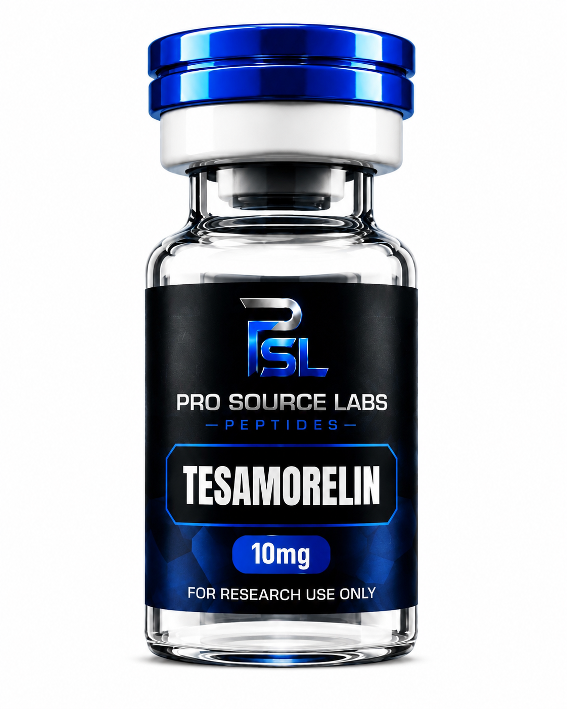 Tesamorelin 10mg lyophilized research vial — ProSource Labs