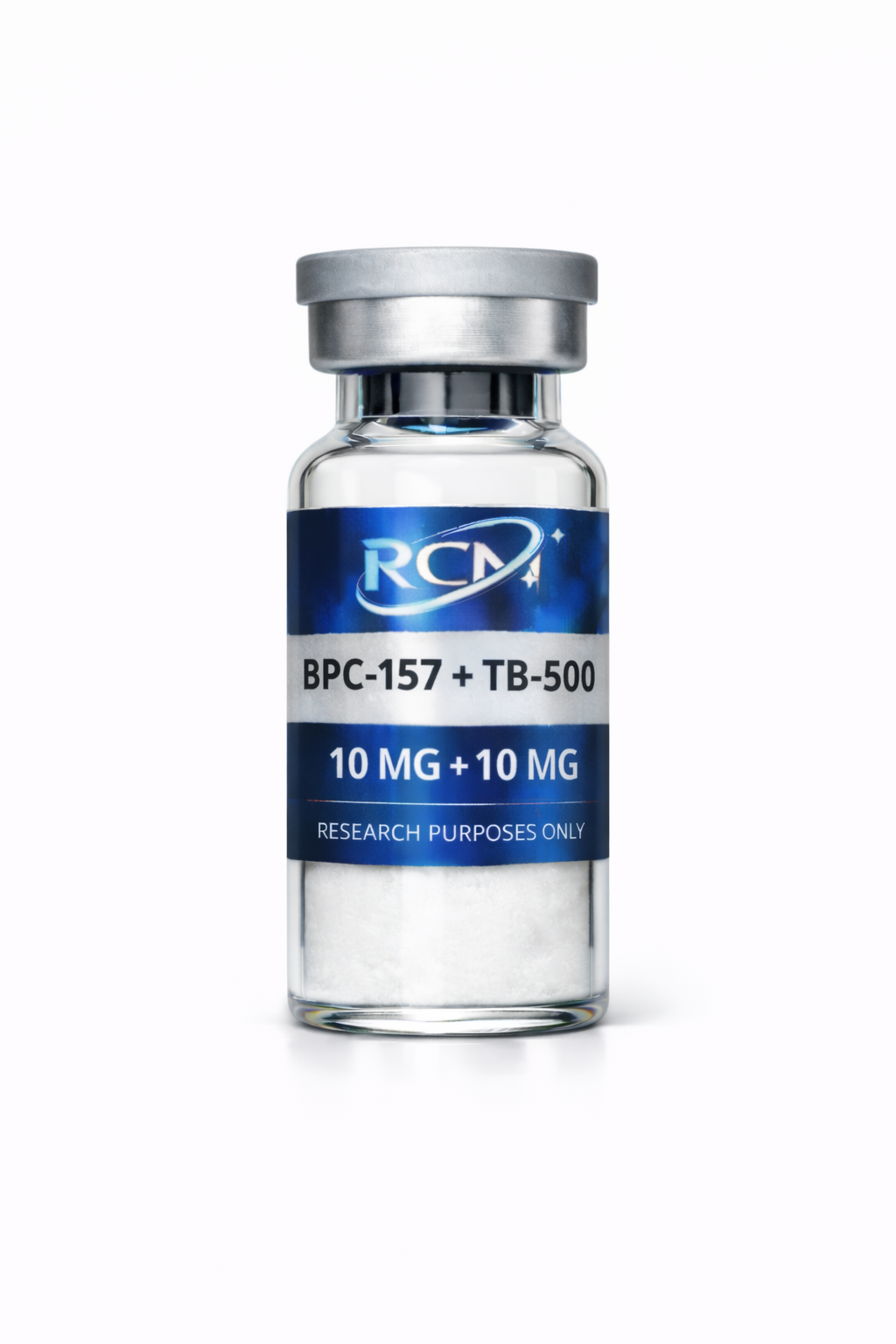 "WOLVERINE" BPC-157 + TB-500 research peptide vial by RCM Biosciences