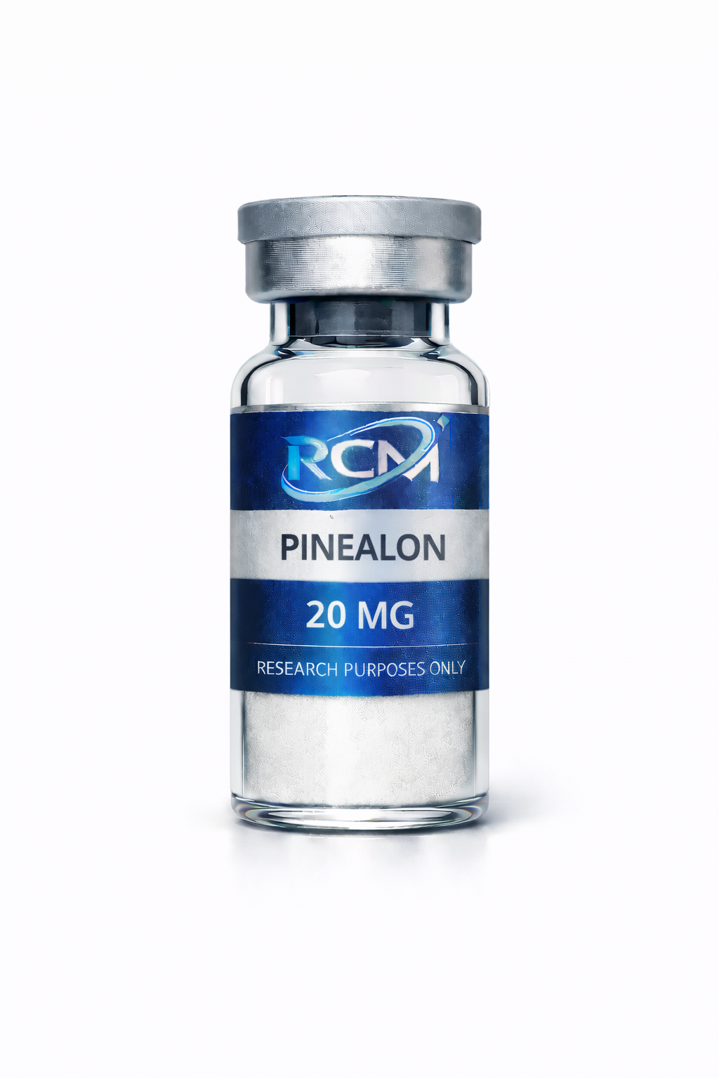 Pinealon research peptide vial by RCM Biosciences