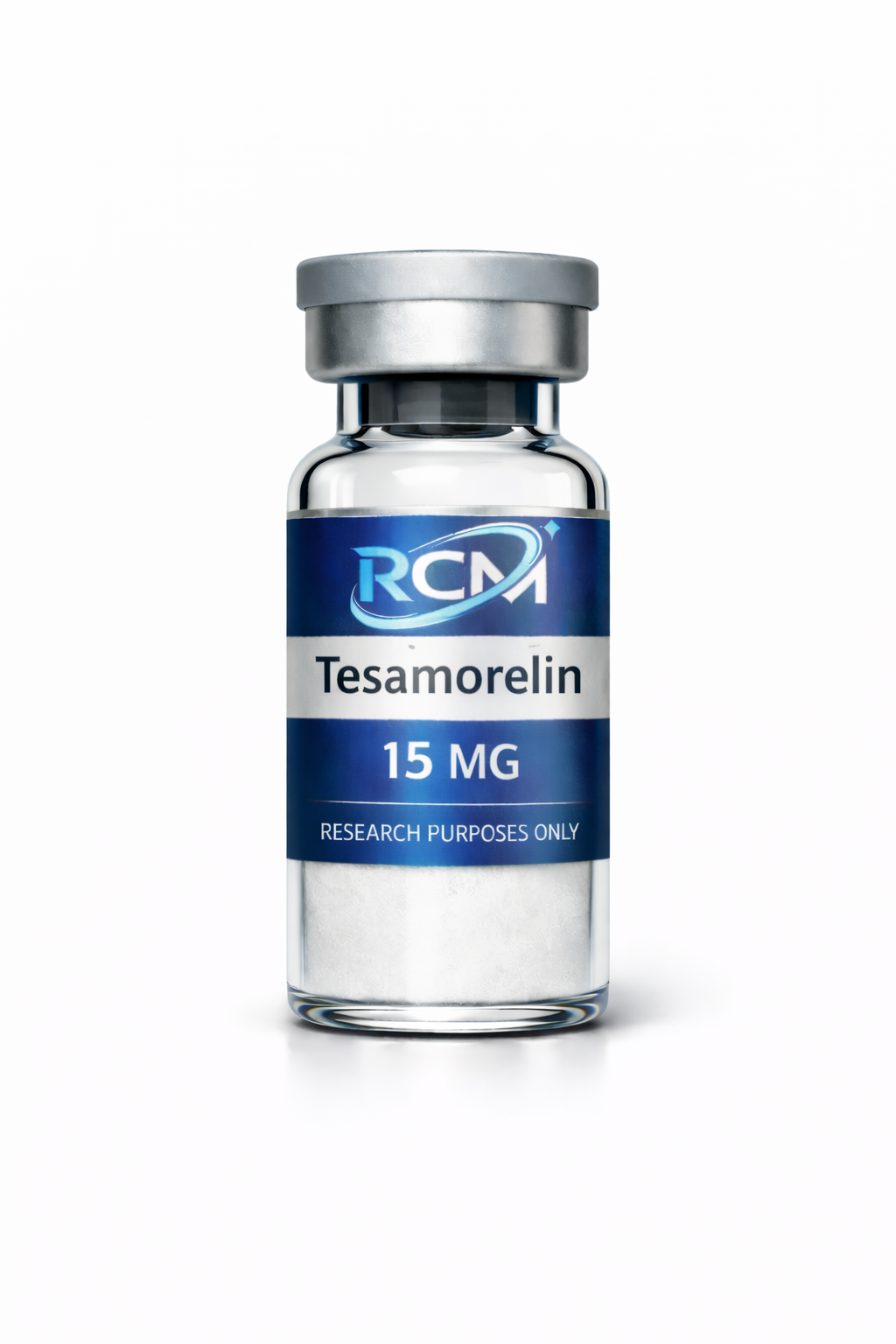 Ipamorelin research peptide vial by RCM Biosciences