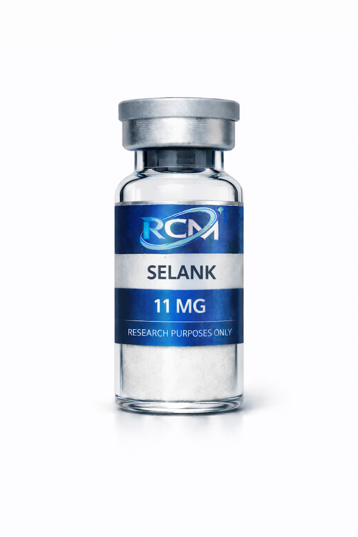 Semax research peptide vial by RCM Biosciences