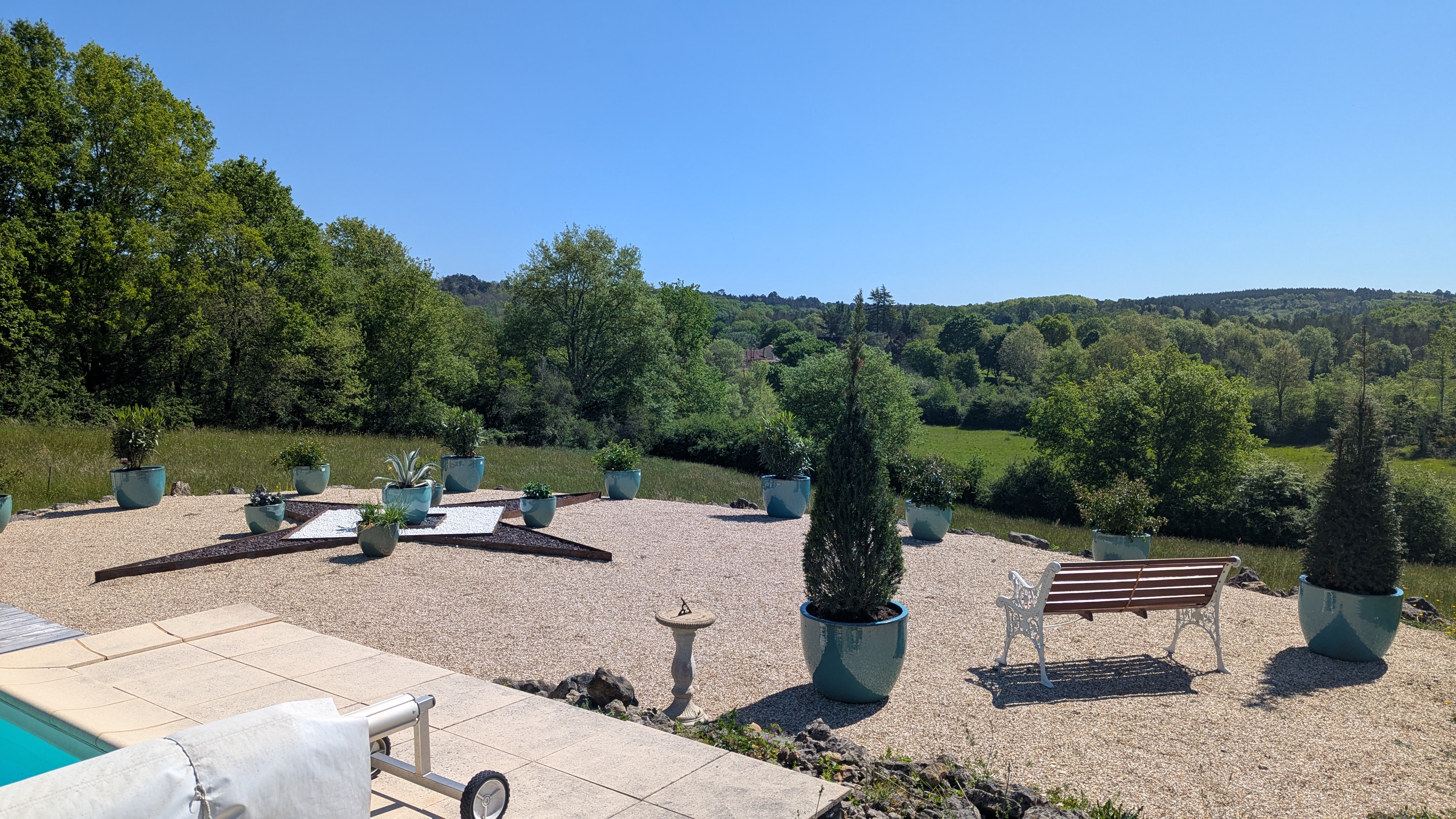 Terrasse avec vue panoramique