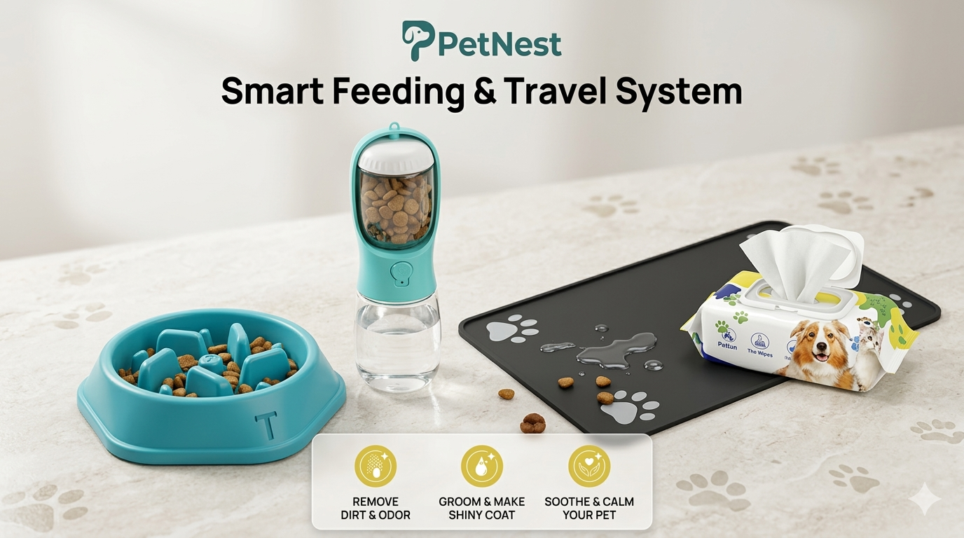 PetNest Smart Feeding & Travel System