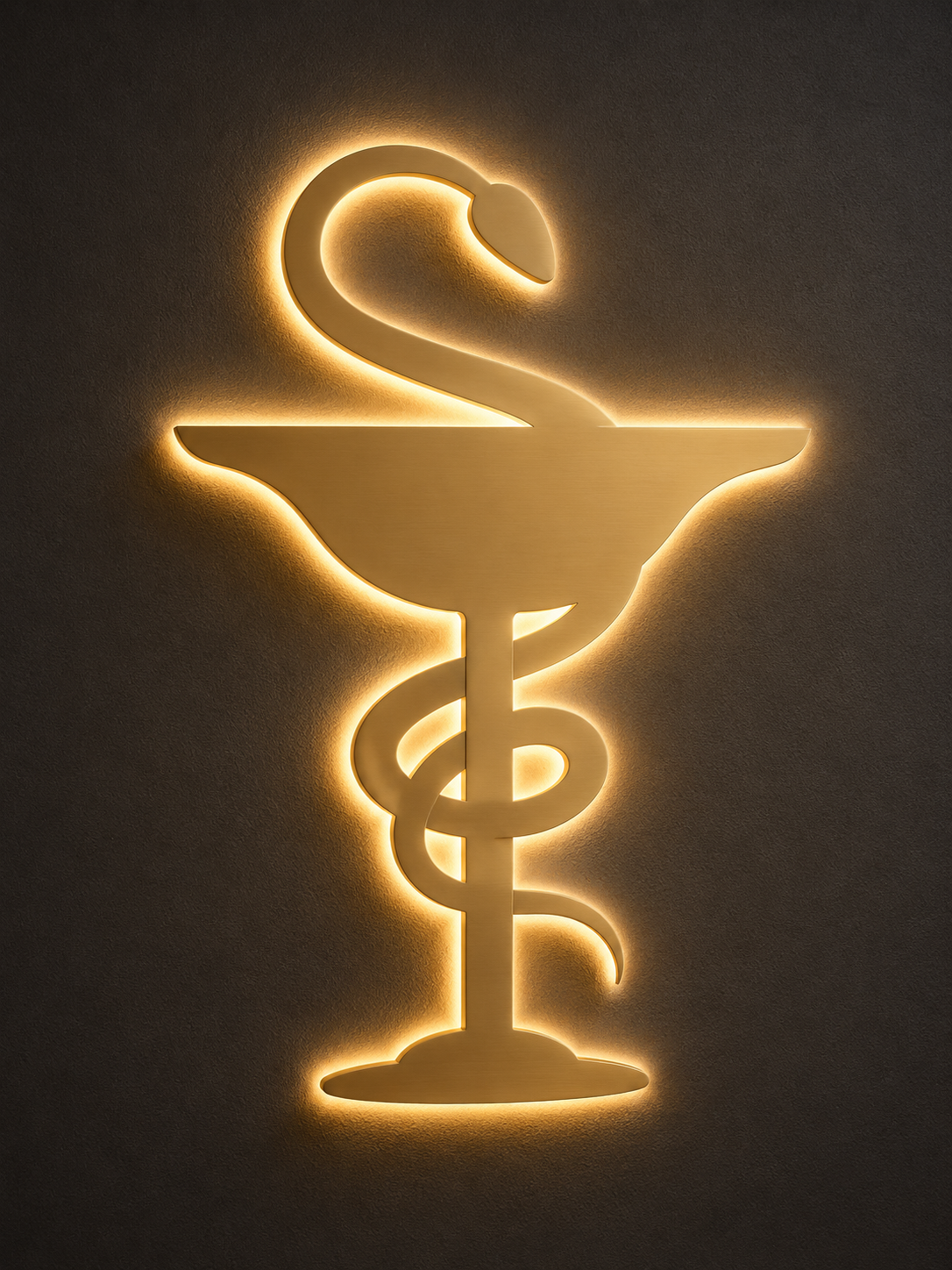 Caducée pharmacie lumineux