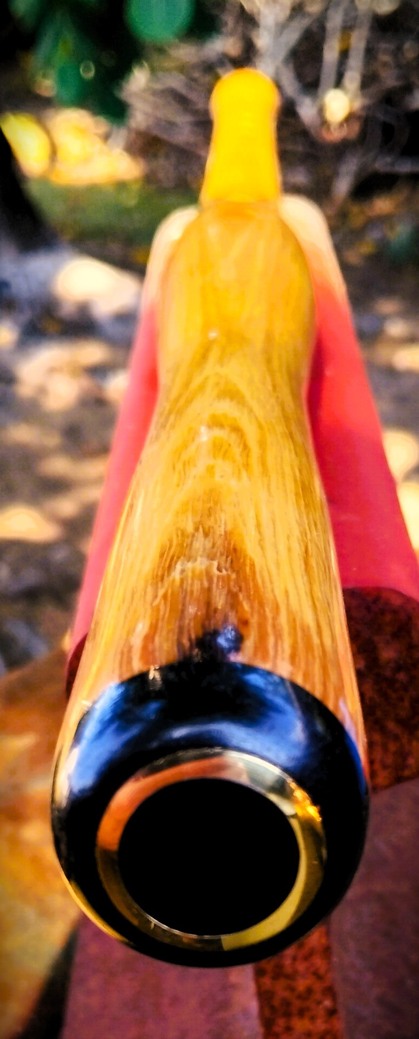 Golden Black Maire with Ebony Love Flute