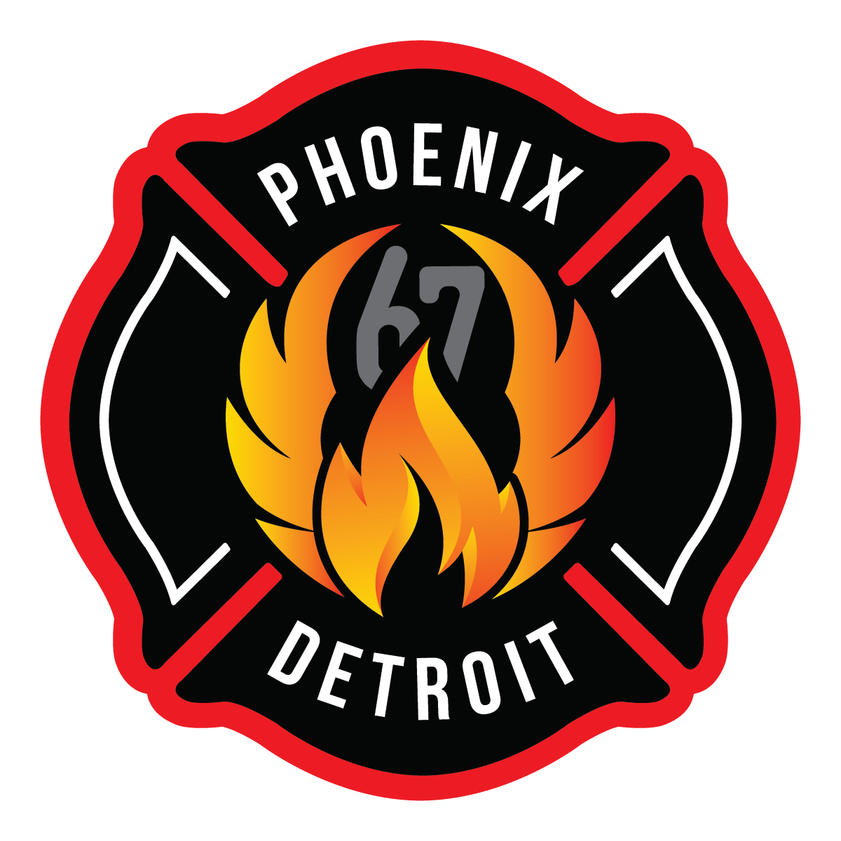 Phoenix of the Detroit Fire Department — official logo