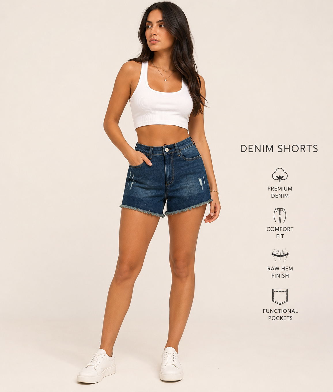 Premium Denim Shorts