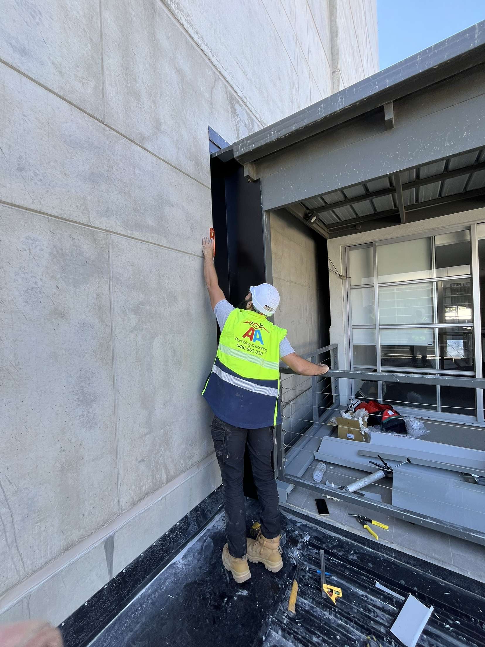 AA Plumbing and Roofing team at work