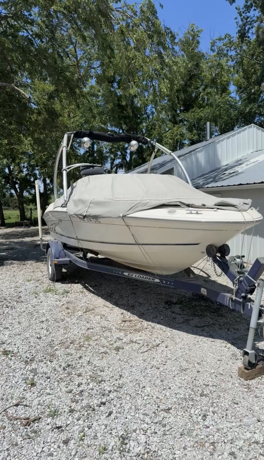 Boat detailing transformation before