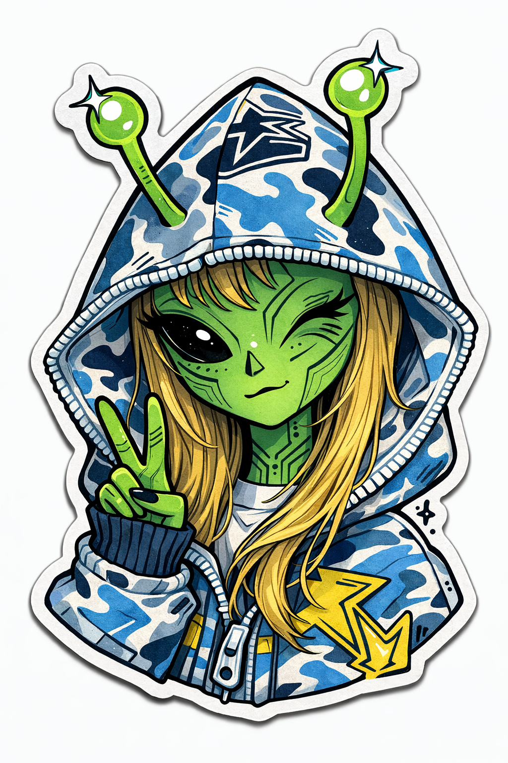 HOODED ALIEN