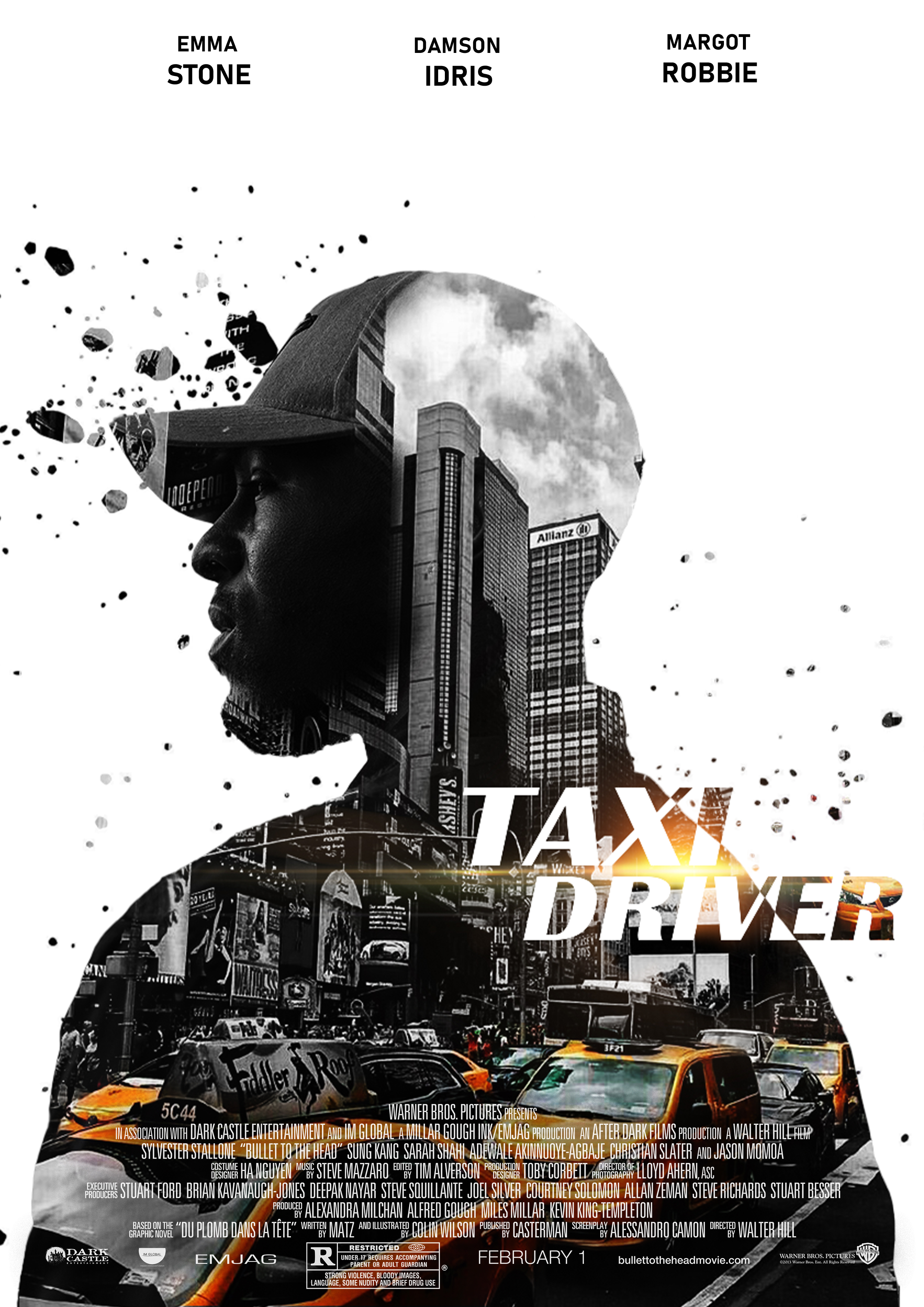 Taxi Driver — movie poster design