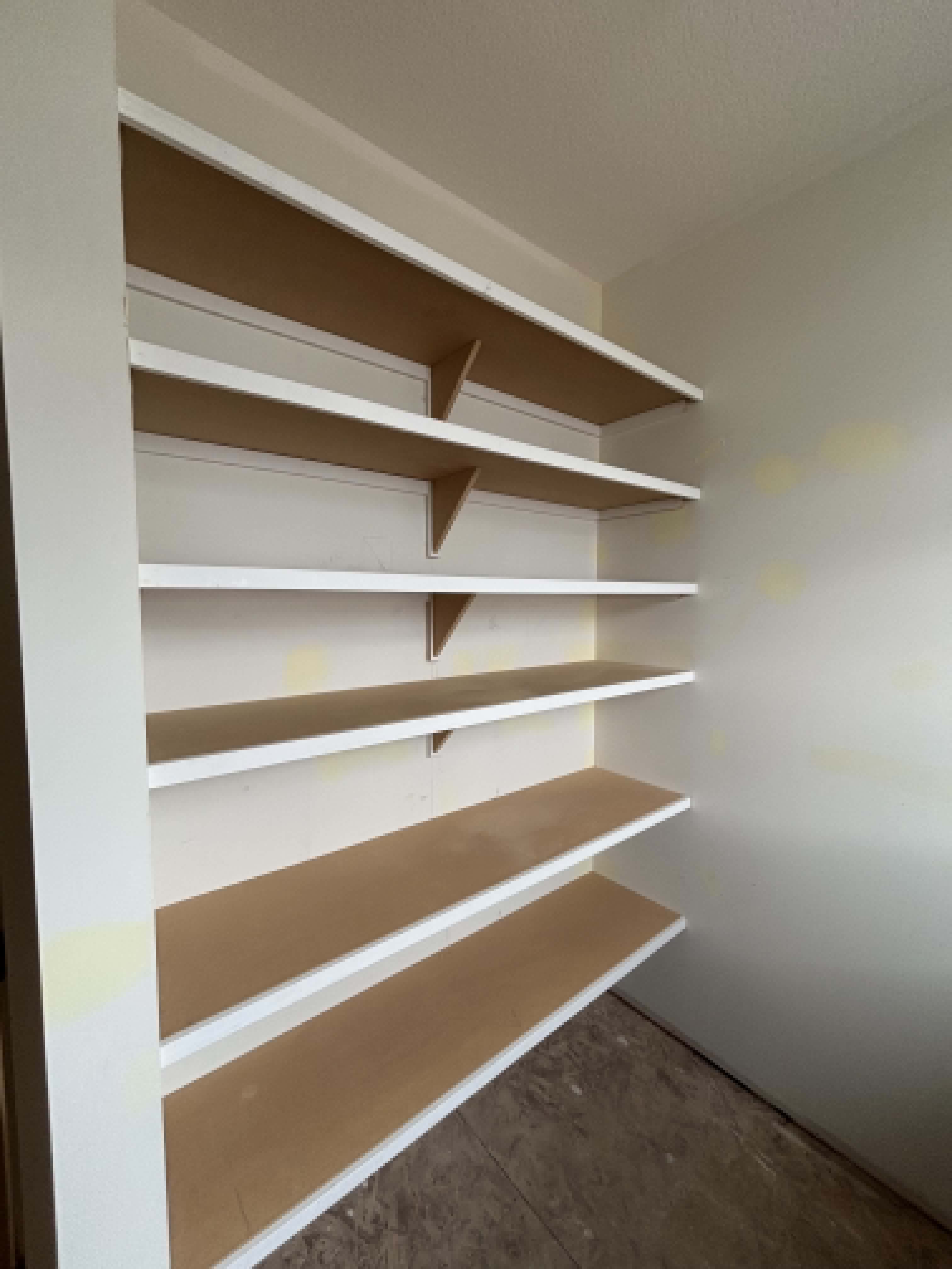 Basic Pantry Shelving