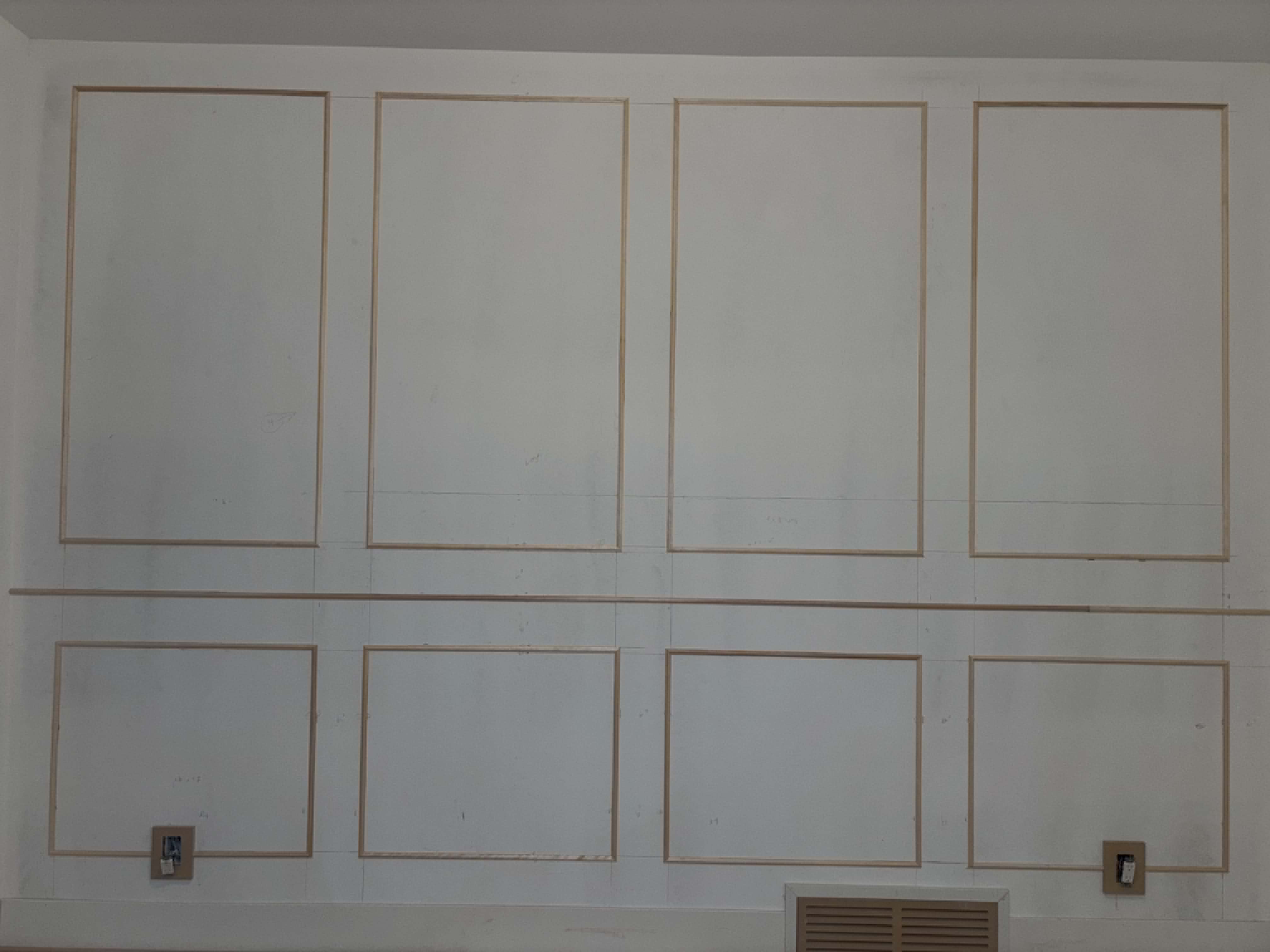 Picture-Frame Wainscoting