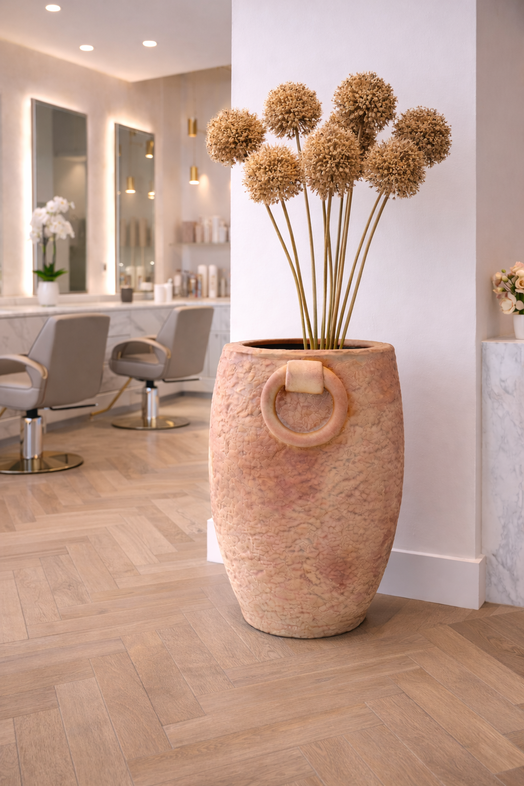 Textured Cylindrical Planter view 3