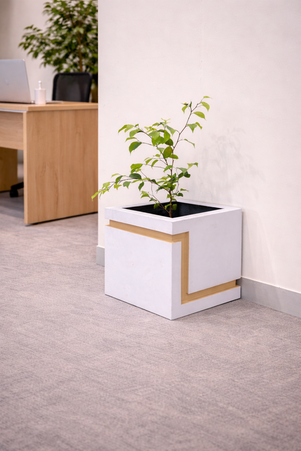 Square Rib Planter view 3