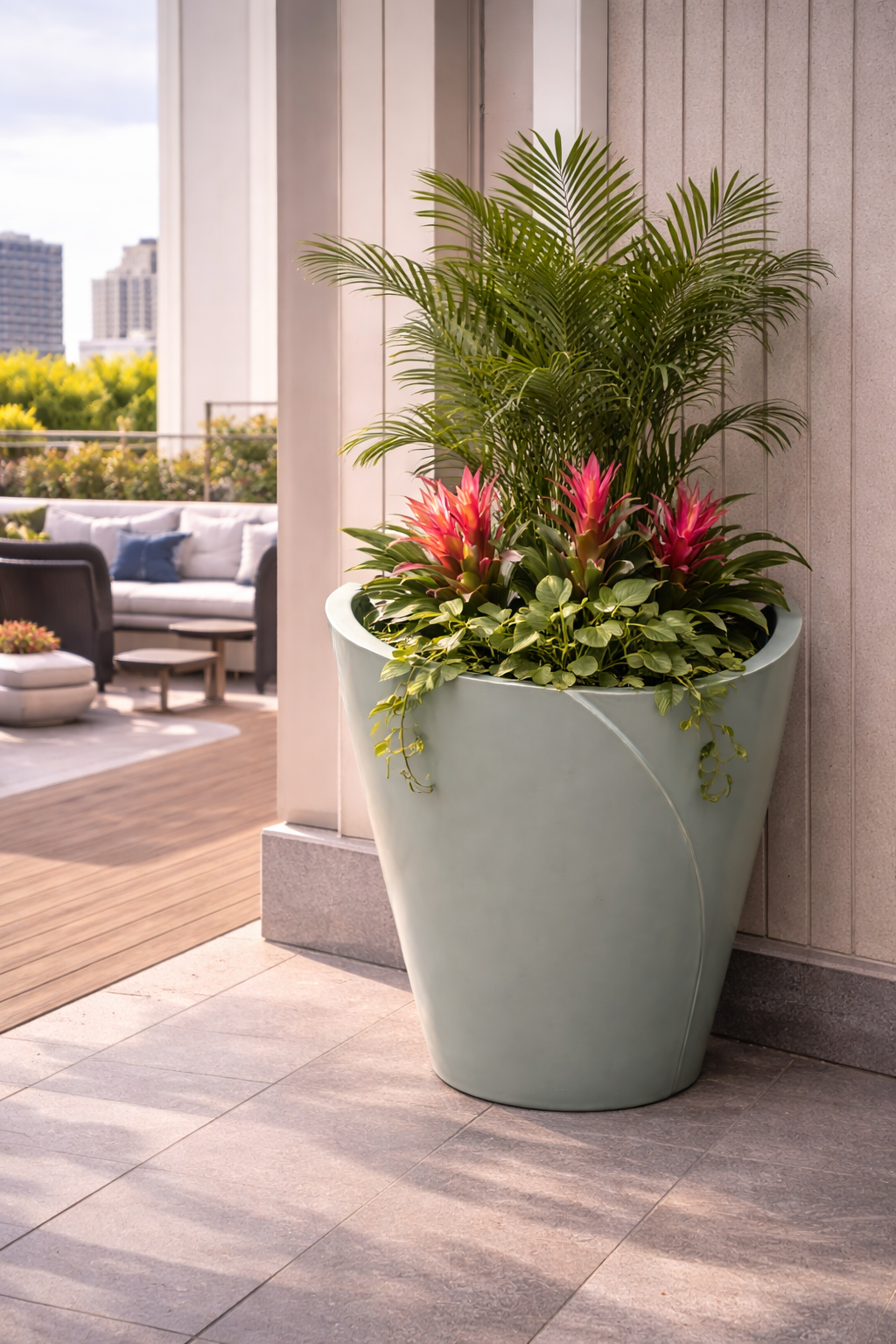 U Shaped Large Planter view 3