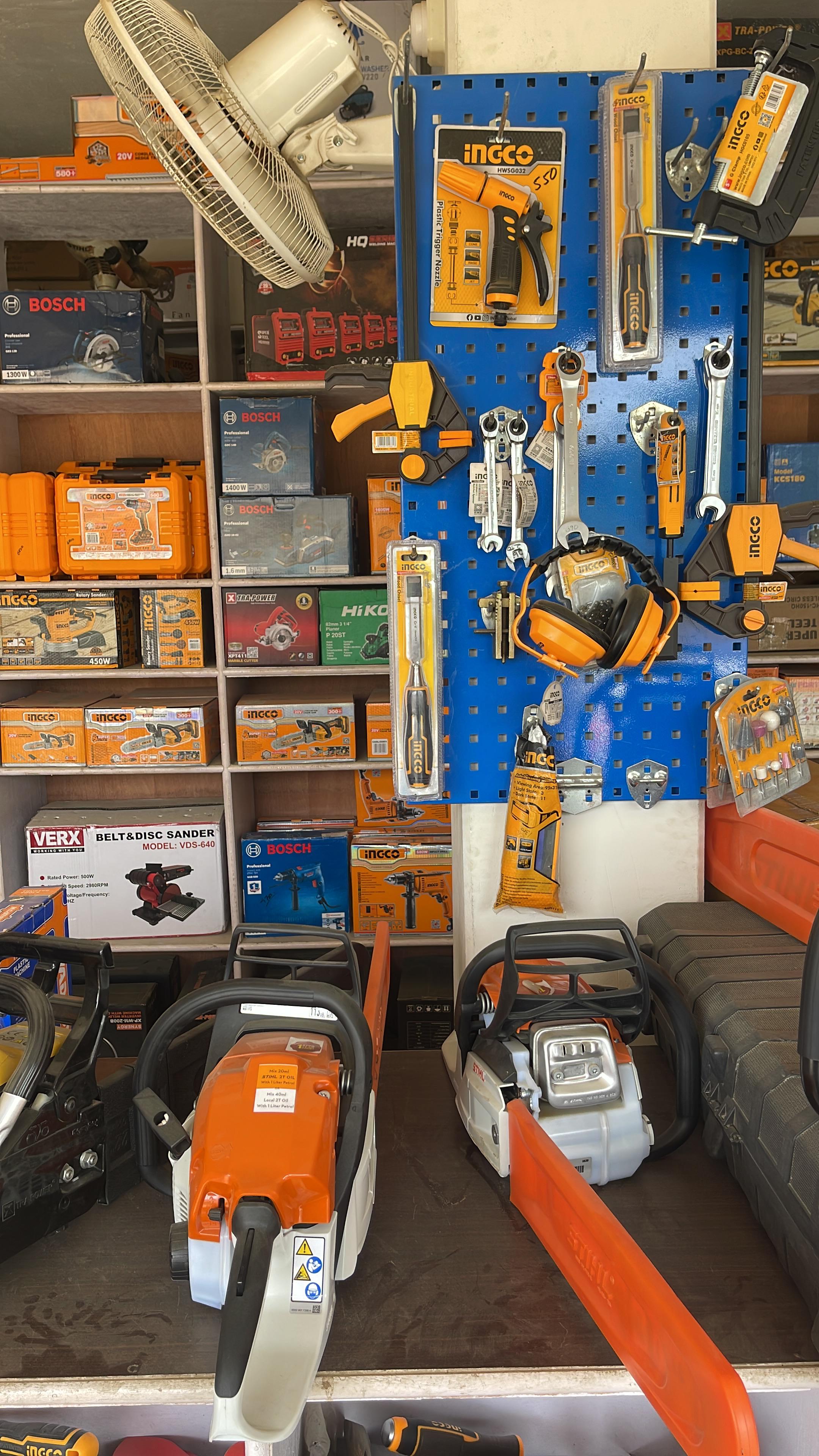 Power tools display