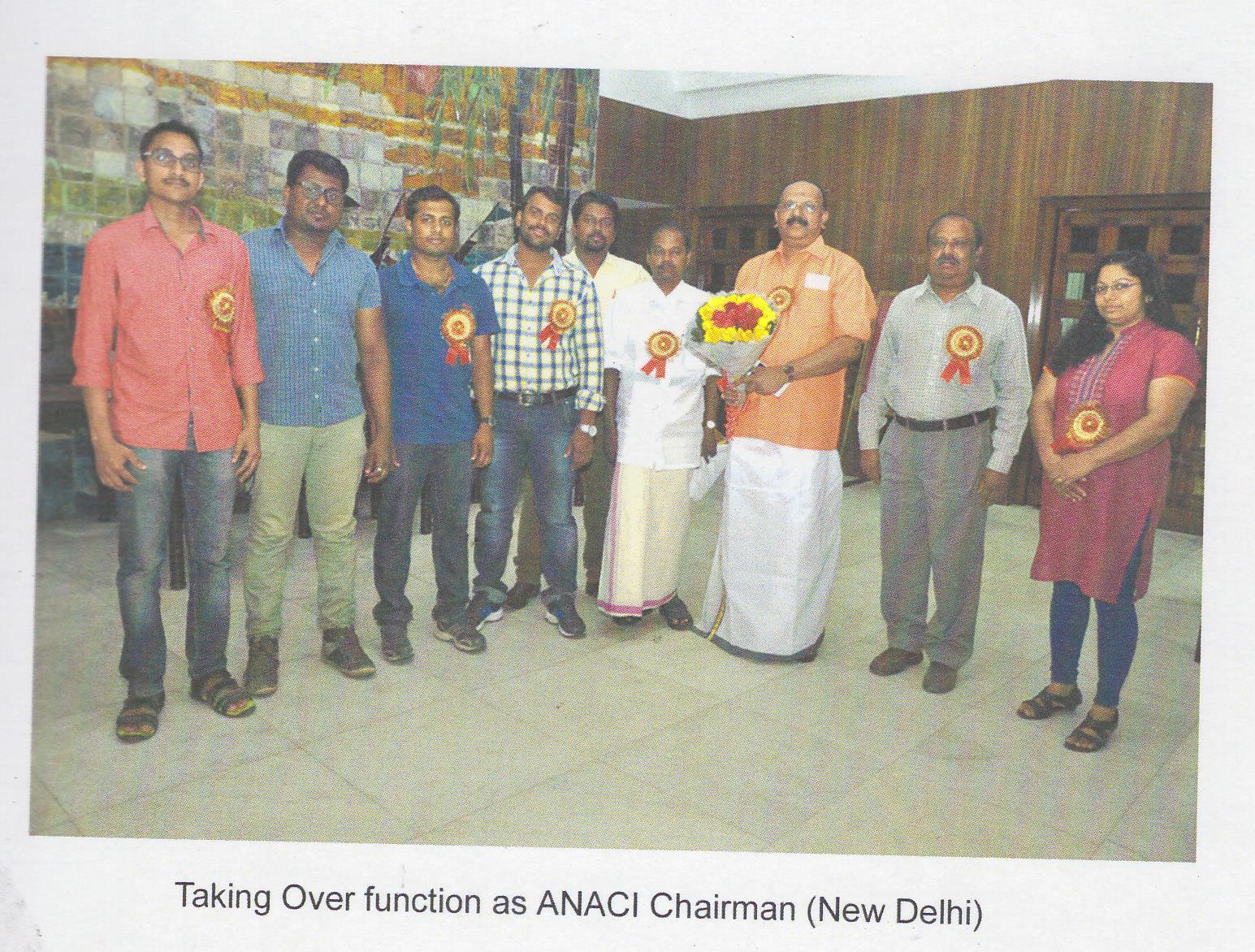 ANACI Chairman — Taking Over